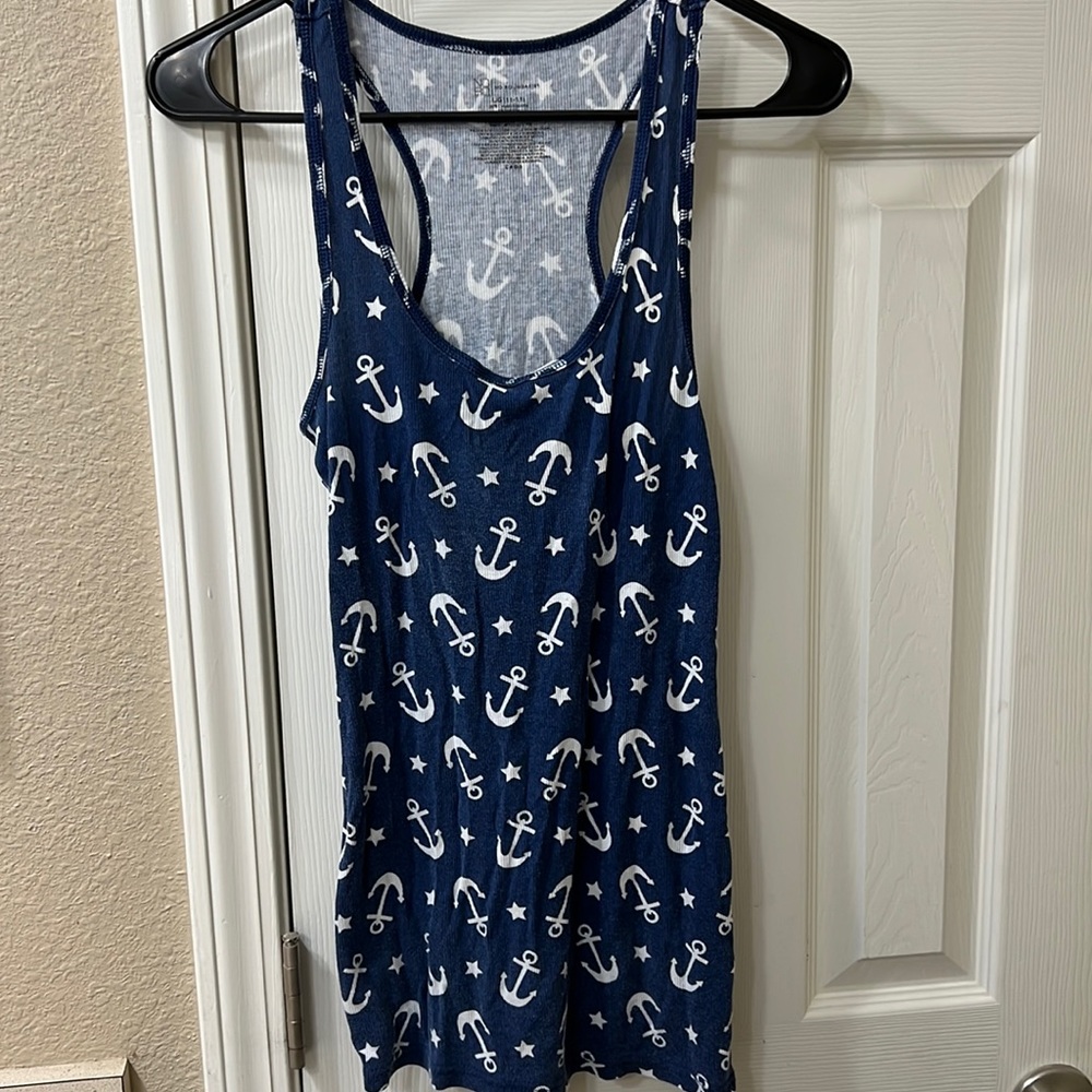 No Boundaries Anchor Tank Top